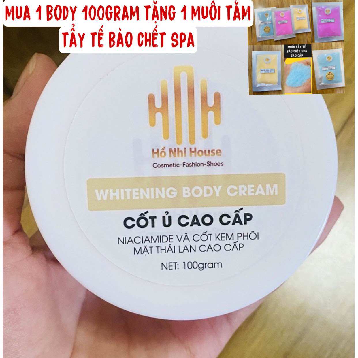 Kem body cốt Thái ( cốt ủ cao cấp ) trắng da sau 7 ngày.