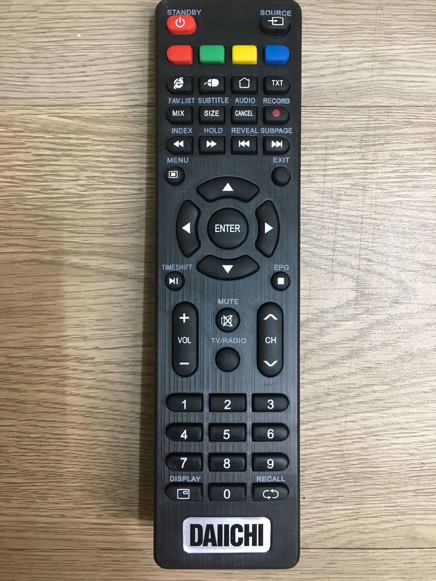 Remote điều khiển tivi led Daiichi (mẫu 1)