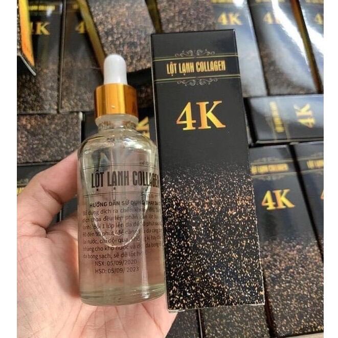 [Hcm]Nước Lột Lạnh Collagen 4K (Đen)