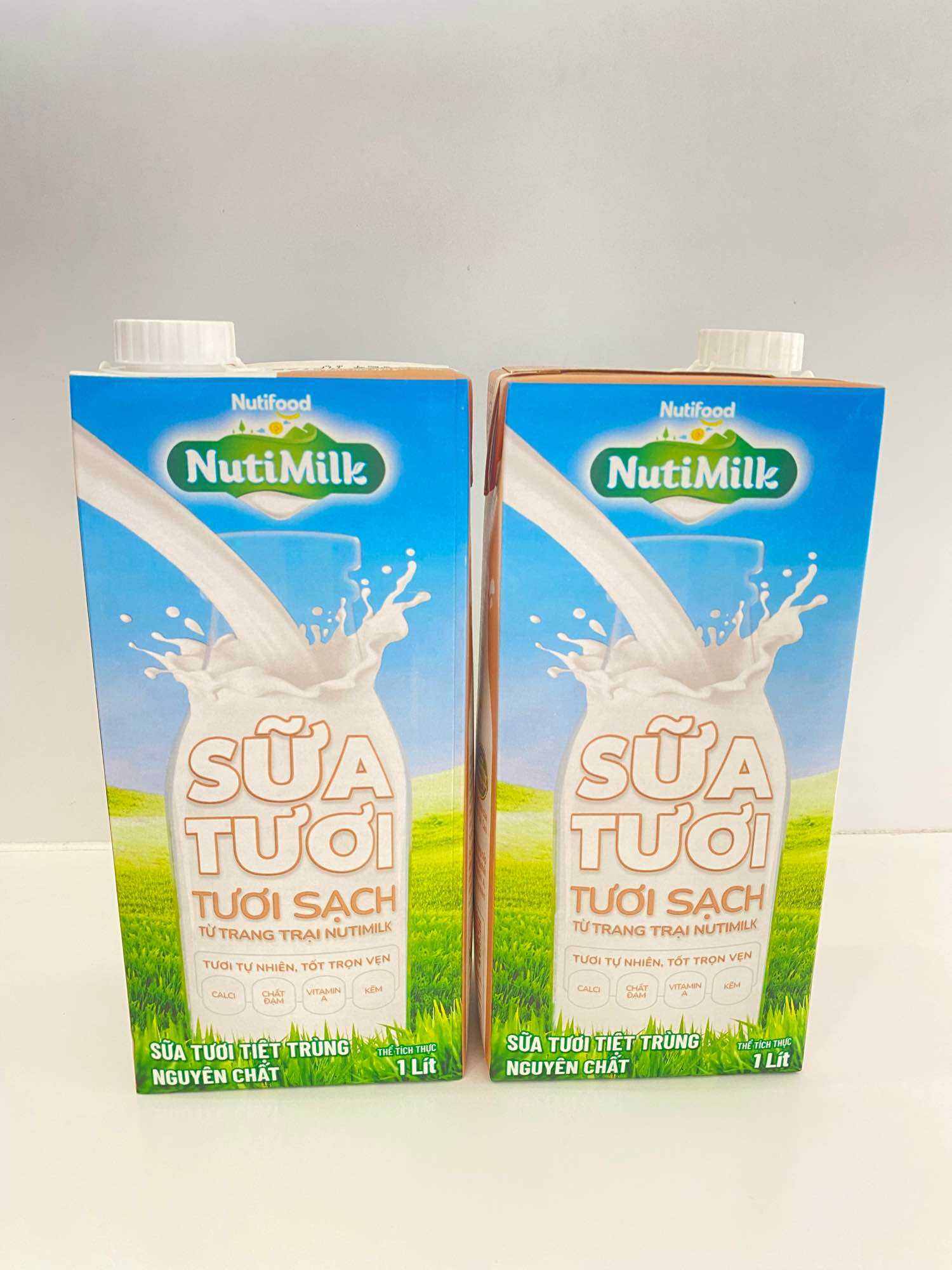 Sữa Tươi Tươi Sạch Nutimilk Có Đường - Không Đường 1L