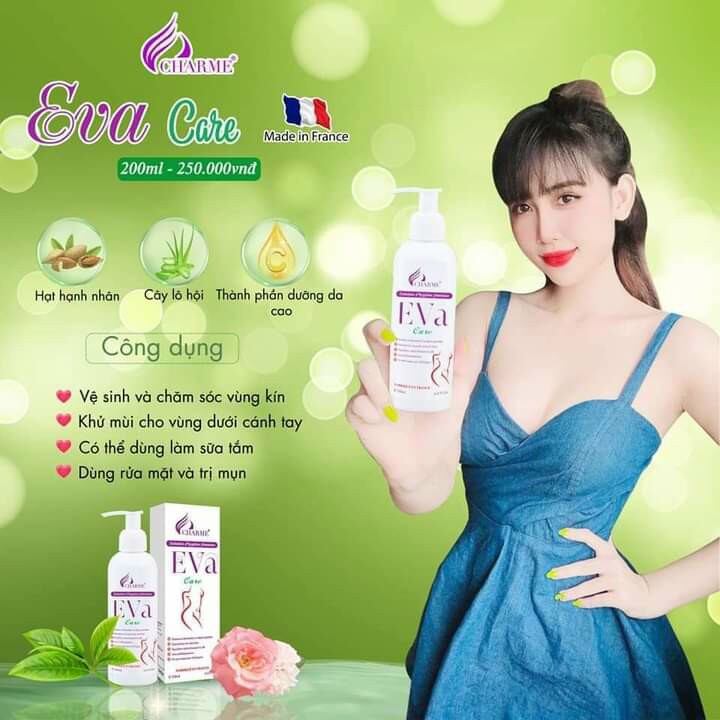 DDVS phụ nữ EVA cà care giúp làm sạch và se khít vùng kín.
