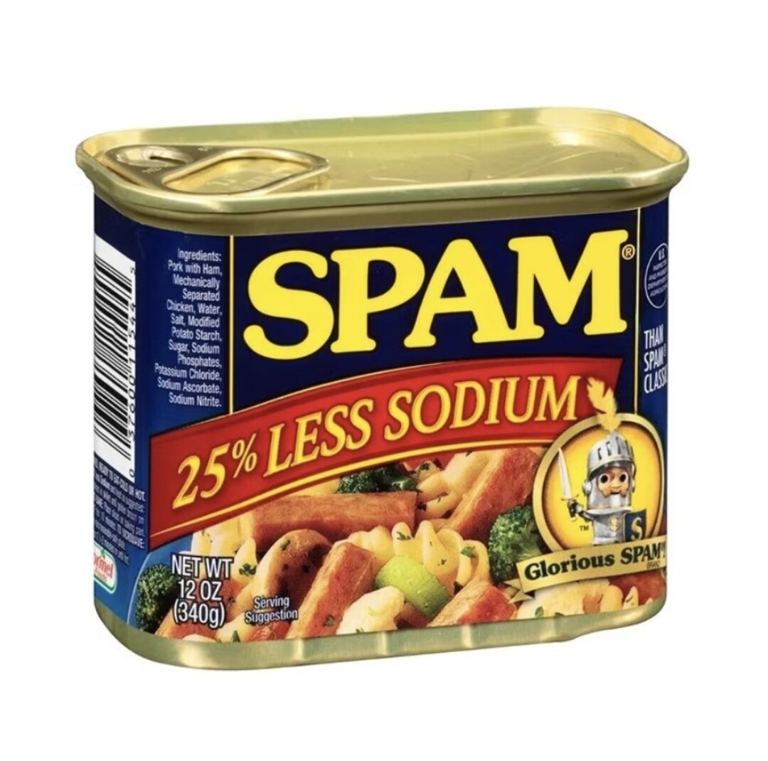  Thịt hộp Spam Less Sodium Ít mặn 340gr 