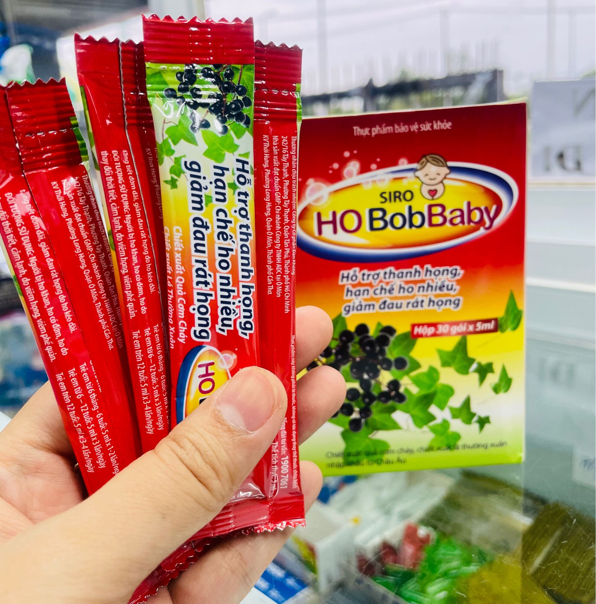 Siro ho bobbaby - hộp 30 gói