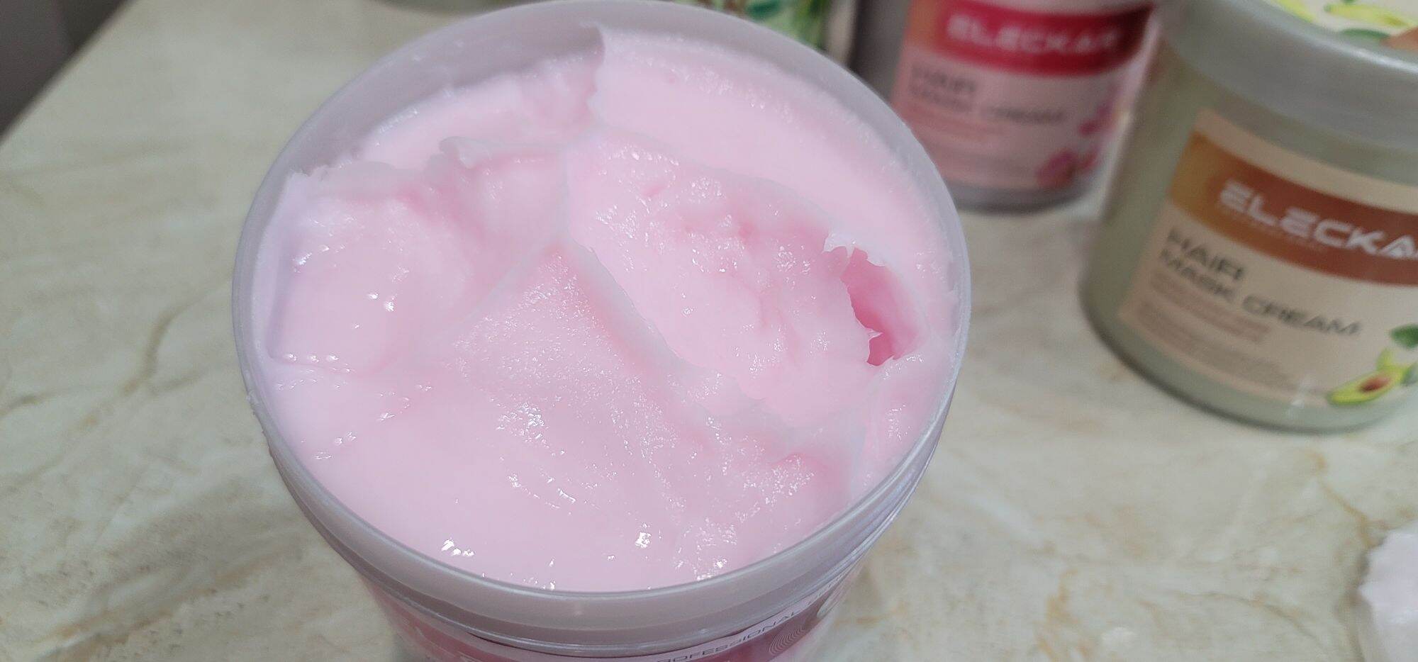 Hấp dầu, ủ lạnh tóc ELECKAR HOA ANH ĐÀO 1000ml (Tặng kèm trùm ủ tóc)