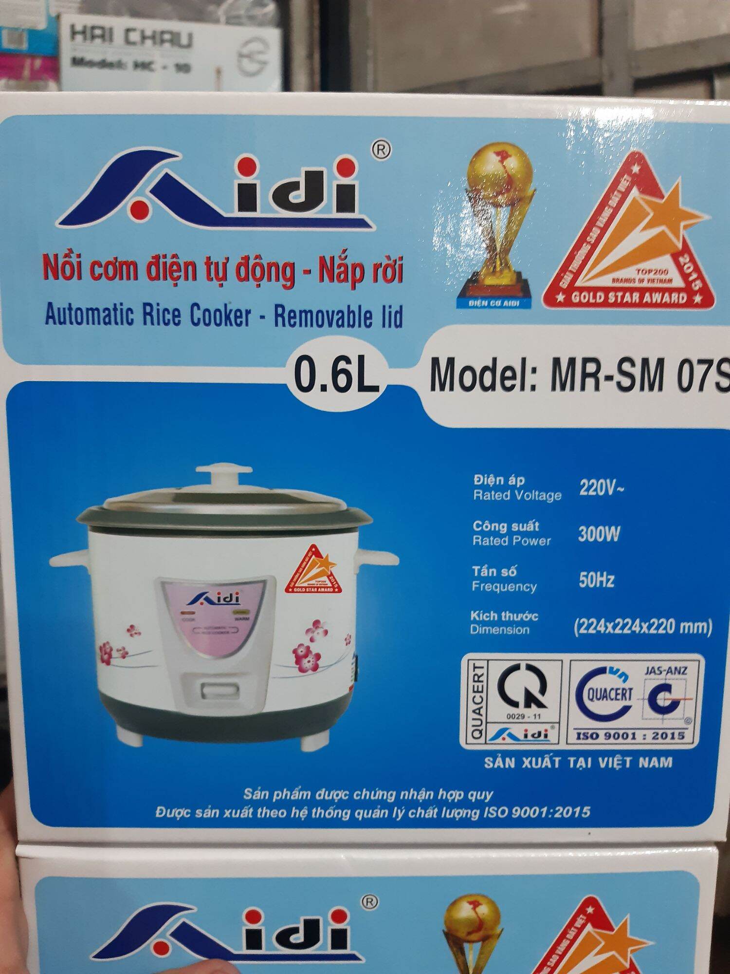 Nồi Cơm Điện AiDi 0.6L