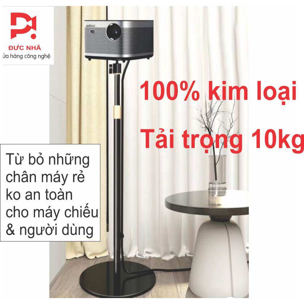 Giá đỡ máy chiếu, chân máy chiếu cao cấp, hoàn toàn bằng thép, điều chỉnh góc xoay. Tải trọng 10kg-15kg.