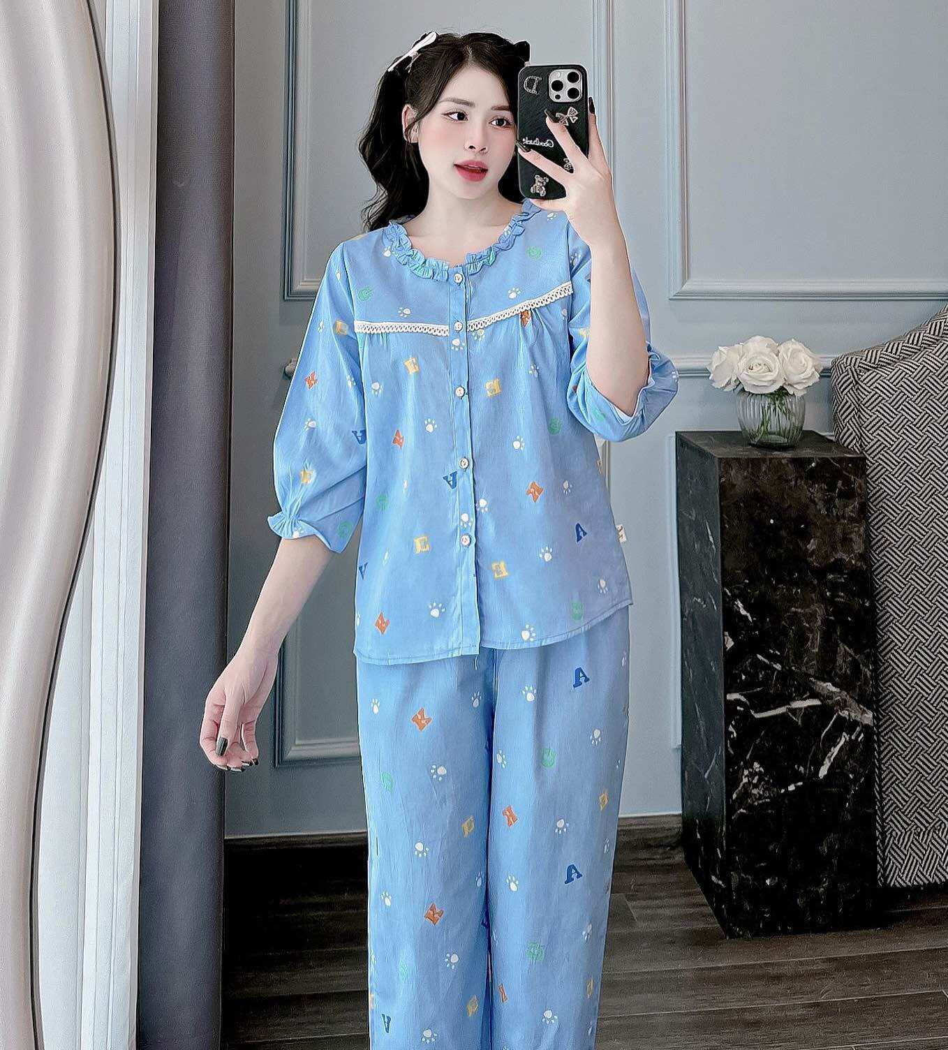 đồ bộ mặc nhà ca cấp xinh đẹp