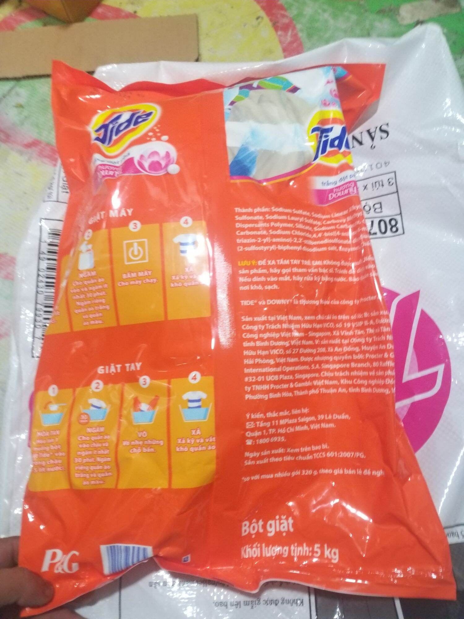 Bột giặt Tide 5kg
