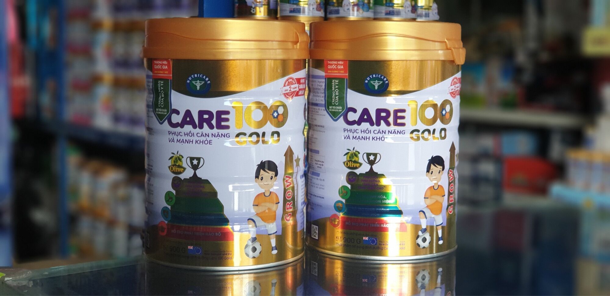Sữa bột Care 100 Gold 900g