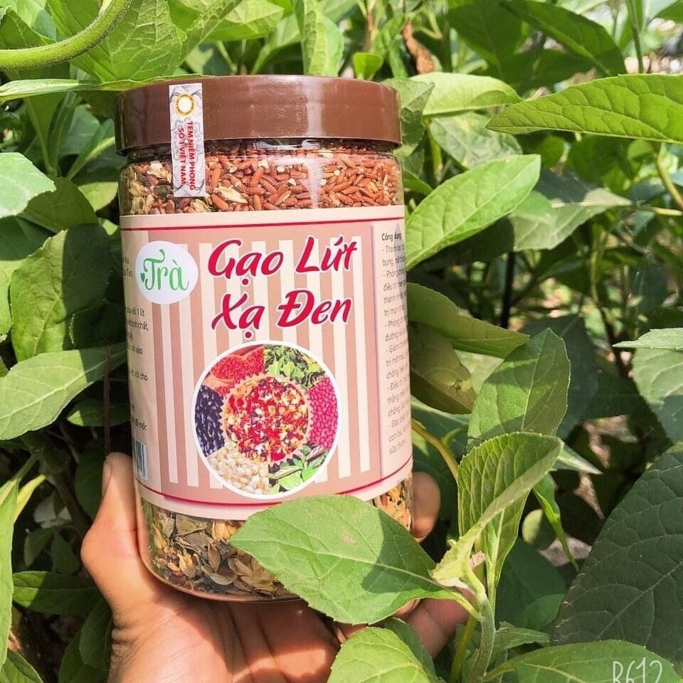 Trà gạo lứt xạ đen , trà giảm béo trà đậu đen