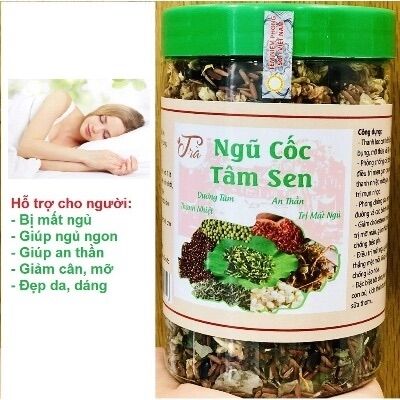 Trà ngũ cốc tâm sen 500gr