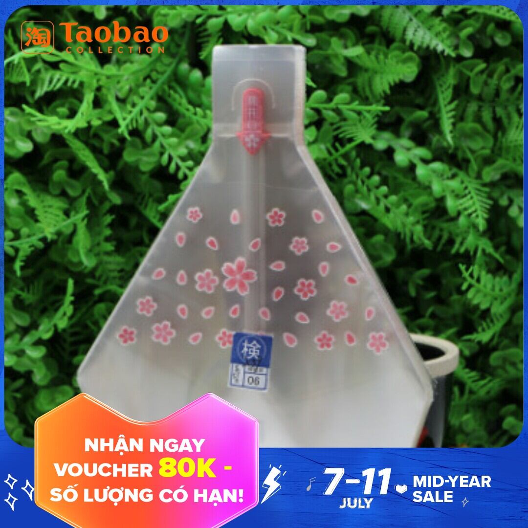 Grab-and-Go Plastic Wrap Bag Heating Bento Bakery Triangular Parcel Sushi Blank Rice Roll Roll Paper Packing Bags