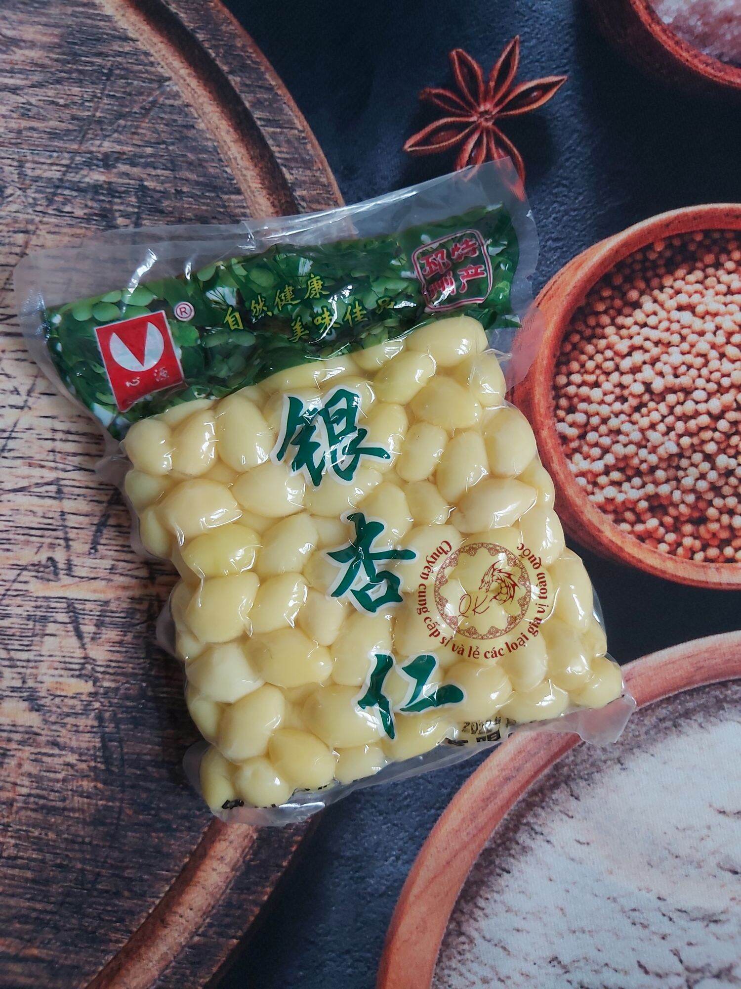 Bạch quả lột vỏ sẵn 250gr hút chân không