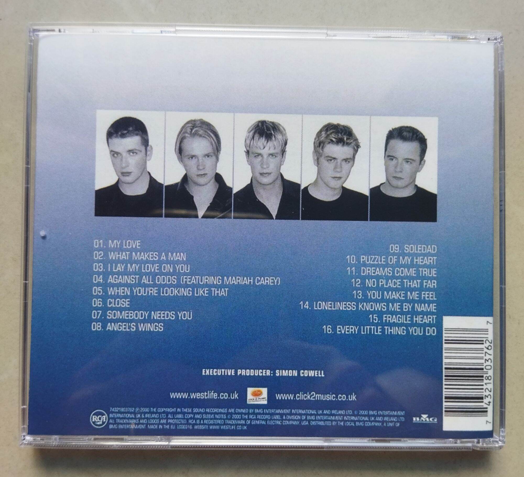 Bộ 2 cd Westlife phono