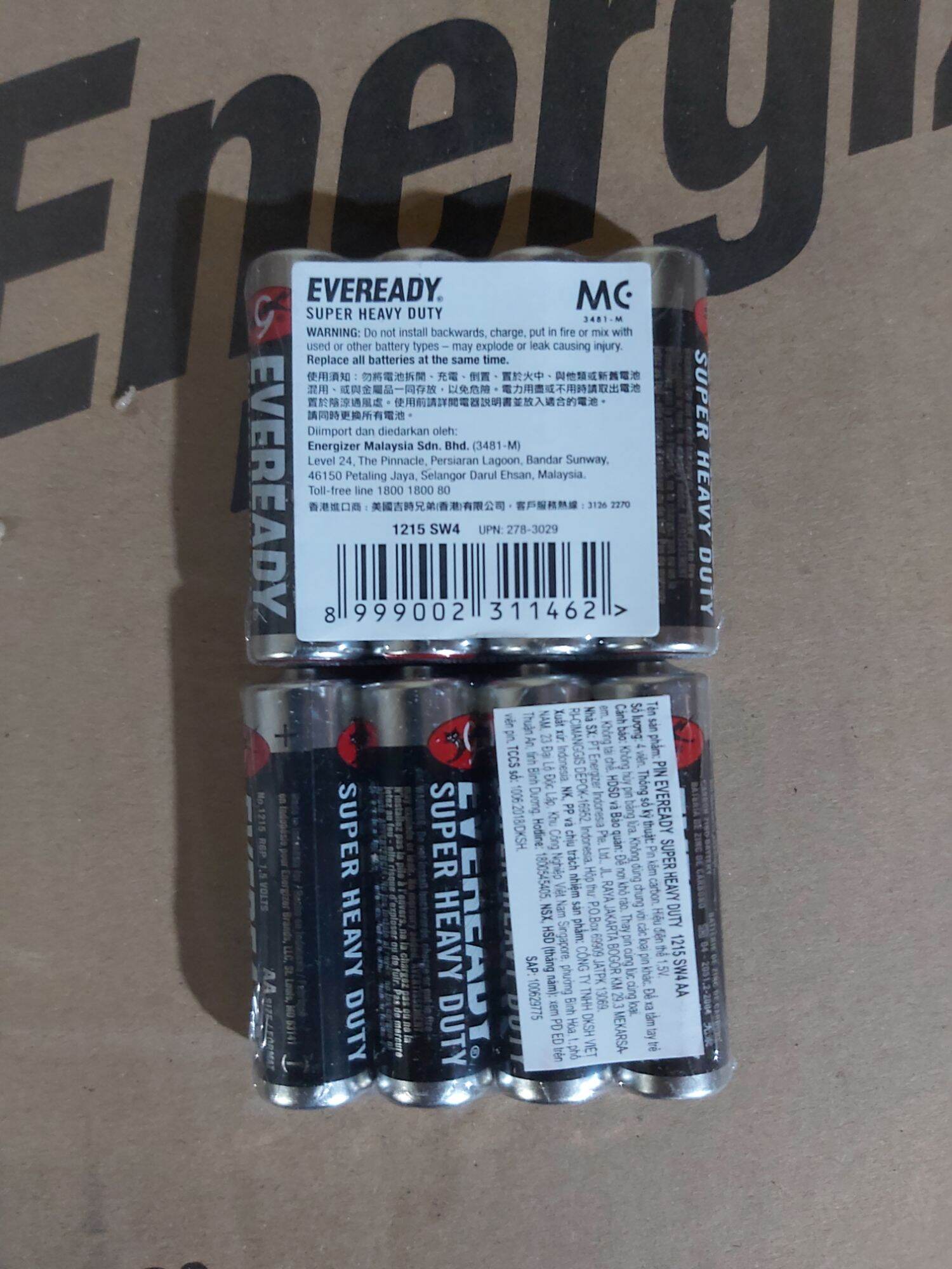 Pin EVEREADY SUPER HEAVY DUTY 2A