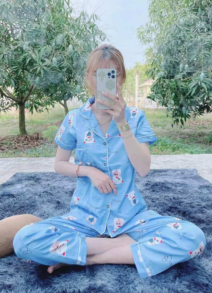 Đồ bộ pijama kate thái mặc nhà thoái mái