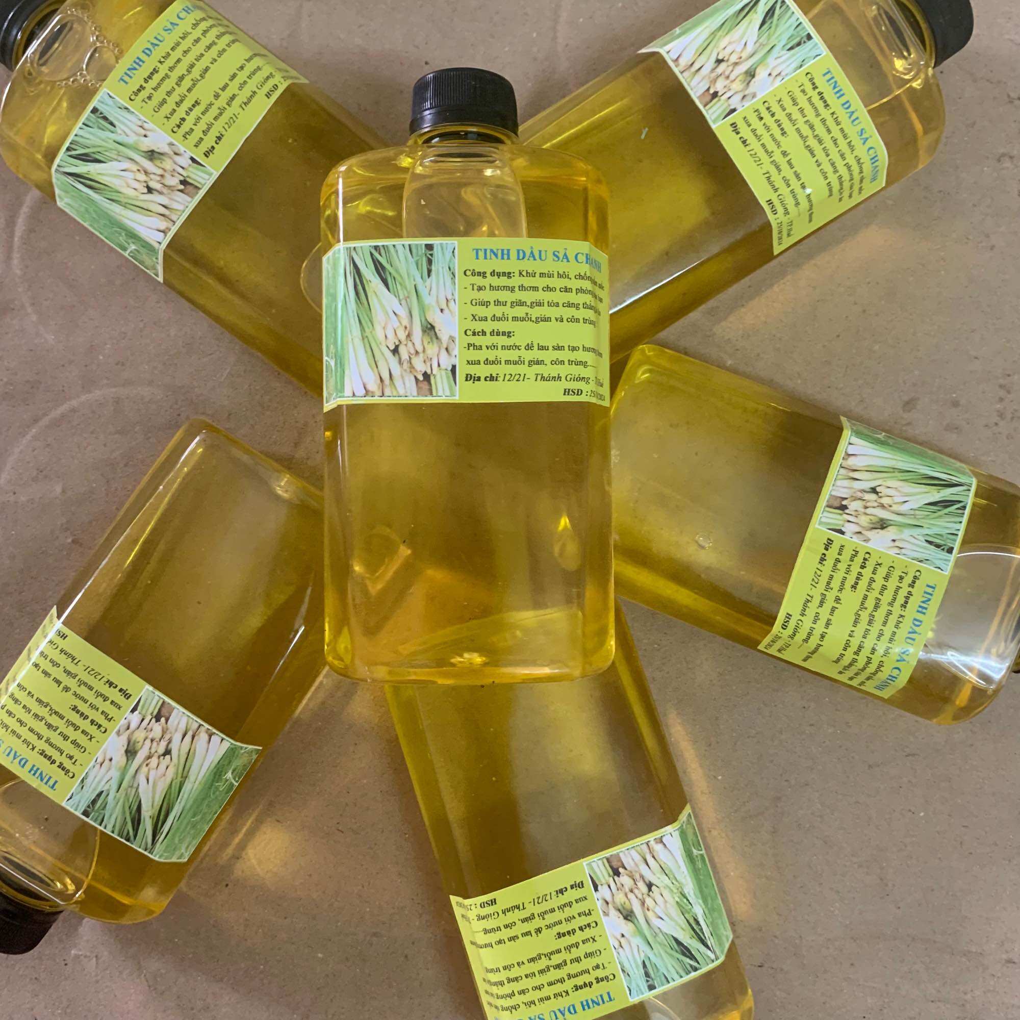 Tinh dầu xả chanh nguyên chất 500ml