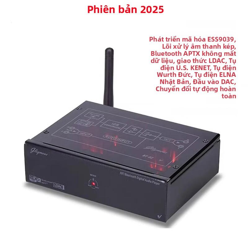 Bộ Thu Âm Thanh Bluetooth HiFi Lossless QCC5125 Dual 9038Q2M DAC 24BIT 96KHz Thẻ Âm Thanh USB Bên Ng