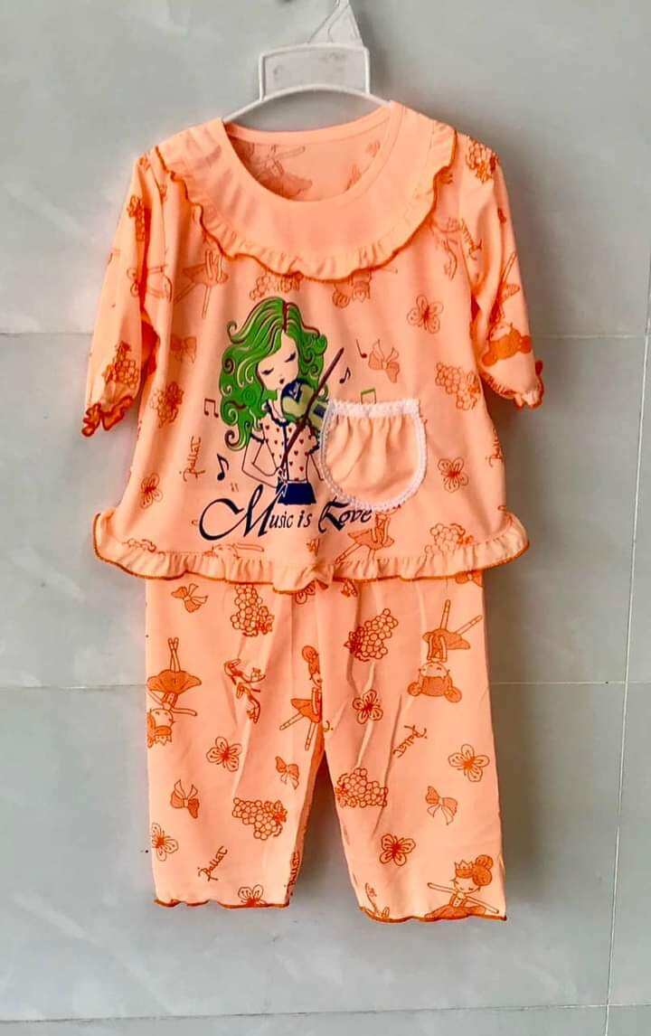 Sét 5 bộ thun bé gái 8-13kg