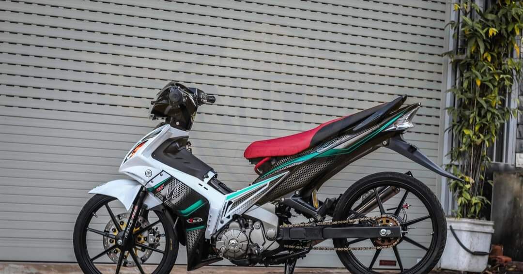 Tem rời exciter 2010 đen trắng xanh