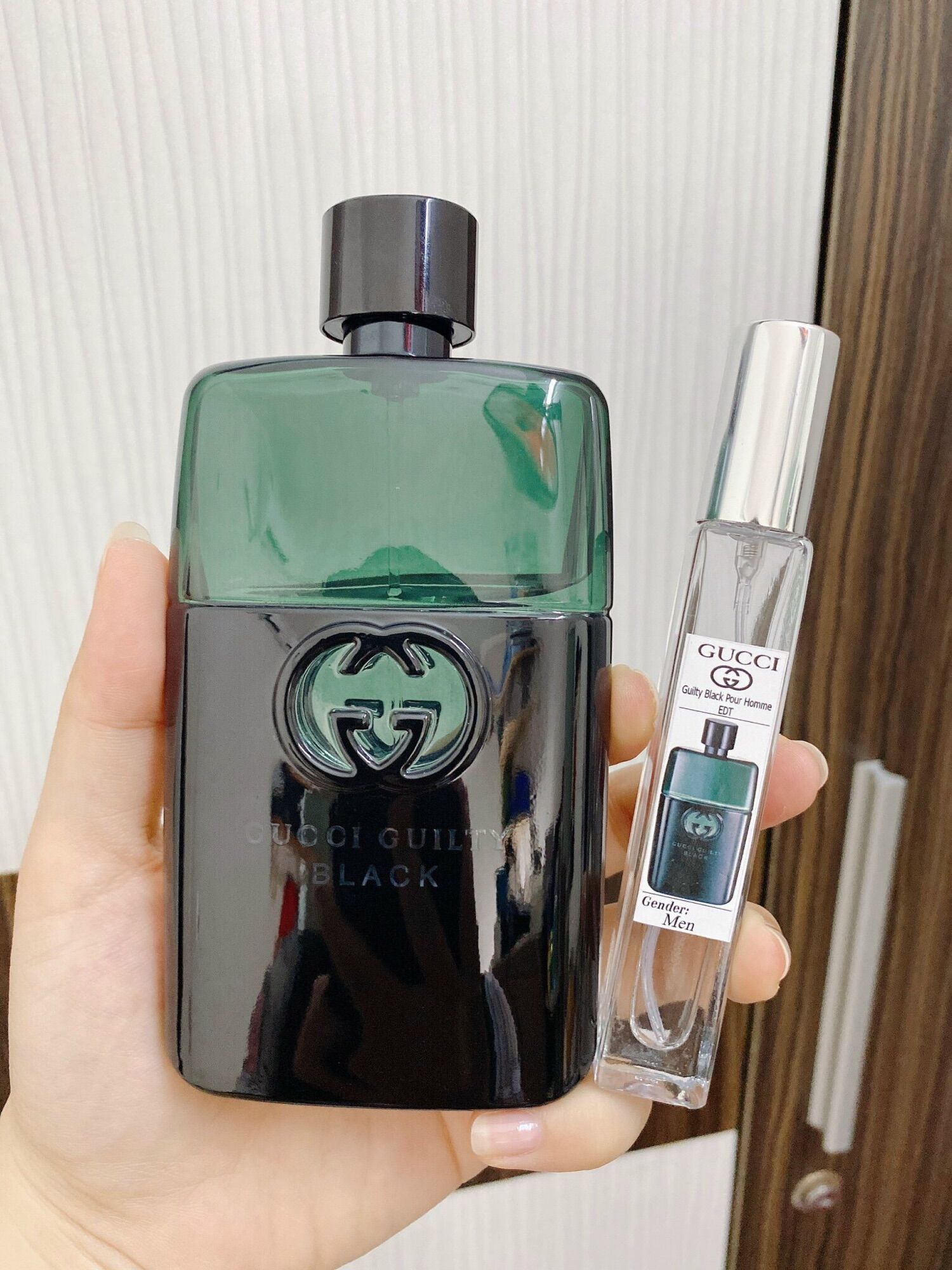Gucci guity black pour homme edt nước hoa nam chính hãng 5ml 10ml