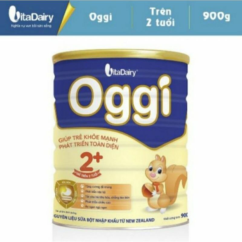 Sữa bột oggi 2+ 900g