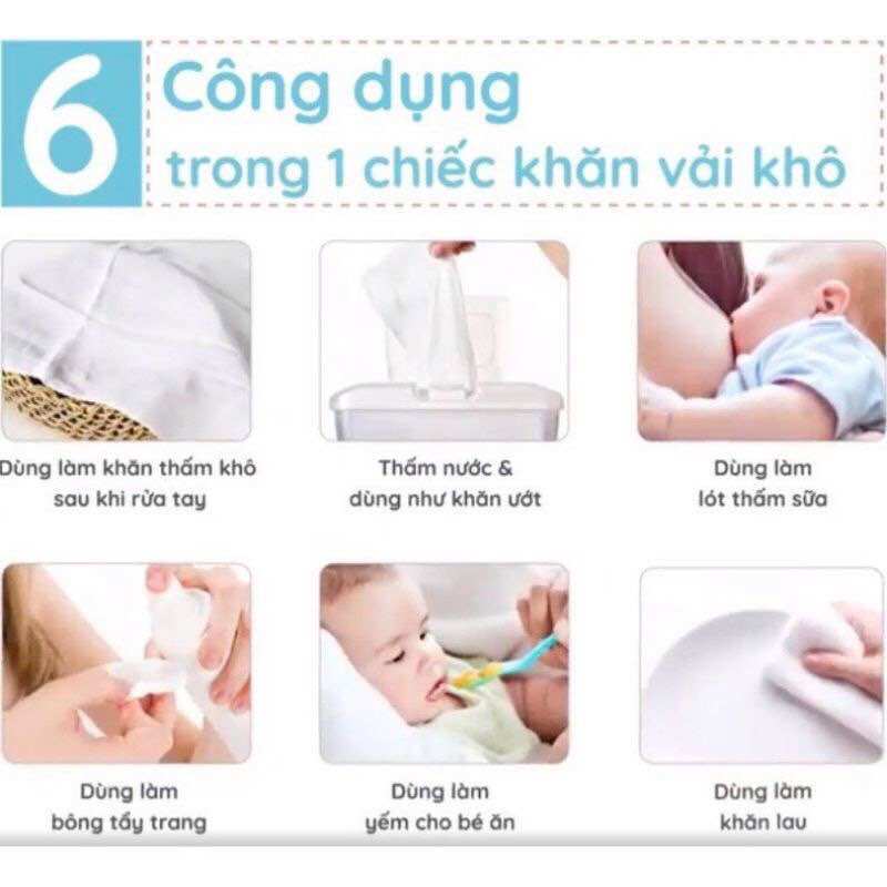(200gr) Khăn vải khô đa năng Hiền Trang