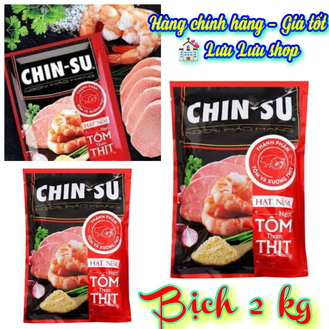 Hạt nêm Chinsu tôm thịt cao cấp gói 1kg8 /900g