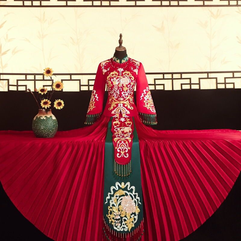 [HCM]có sẵn Hỷ phục áo cưới truyền thống trung hoa cho nữ CÓ HÌNH THẬT