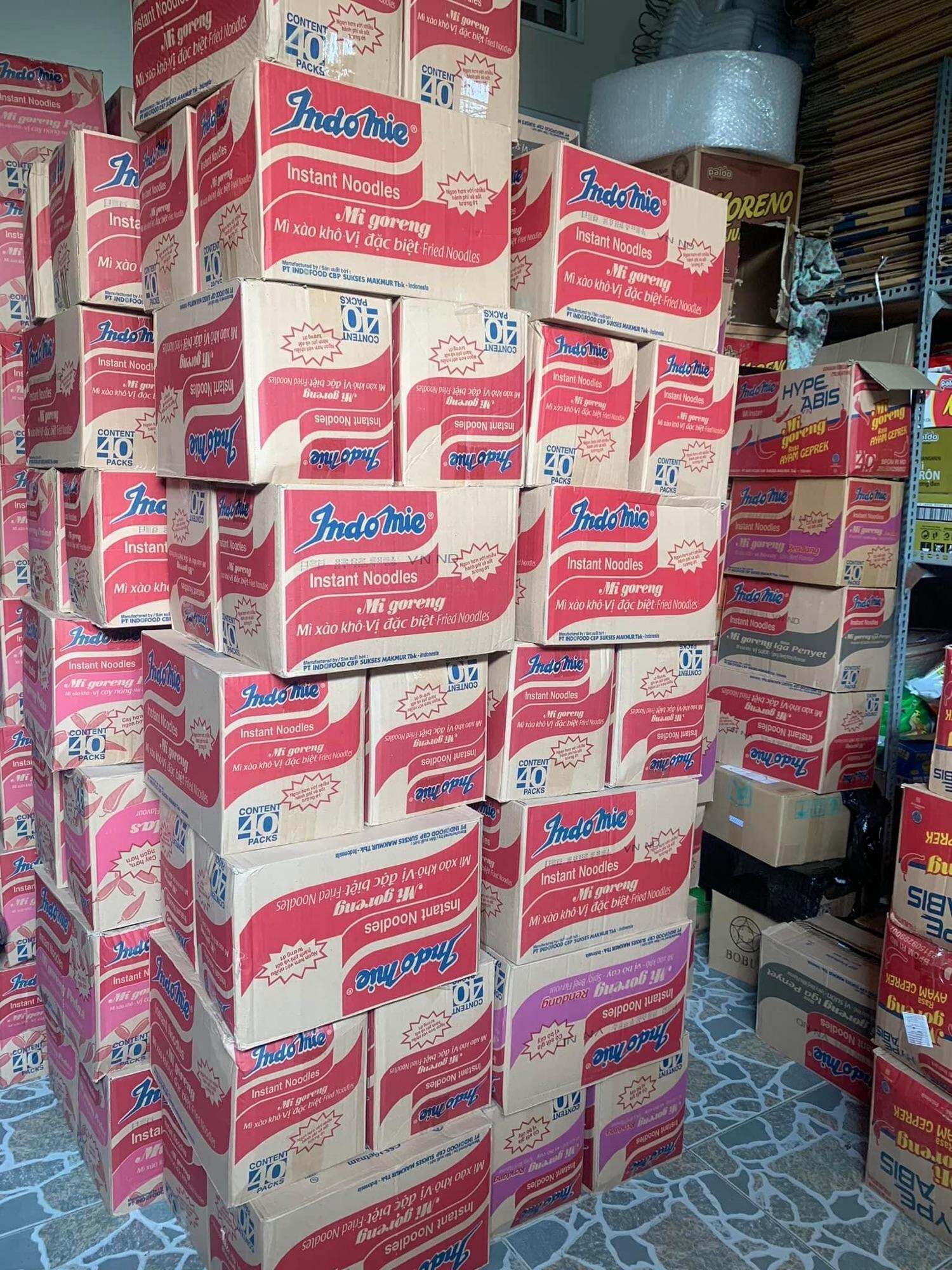 THÙNG 40 gói MÌ XÀO KHÔ INDOMIE Đủ 5 vị