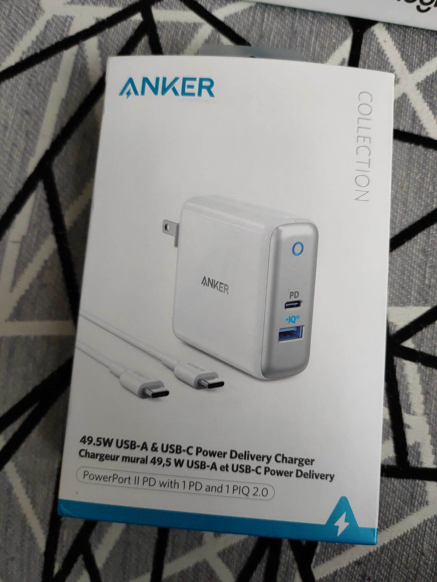 Củ sạc Anker A2321 49.5W type C 30w usb 12w cho iPhone iPad Samsung Android