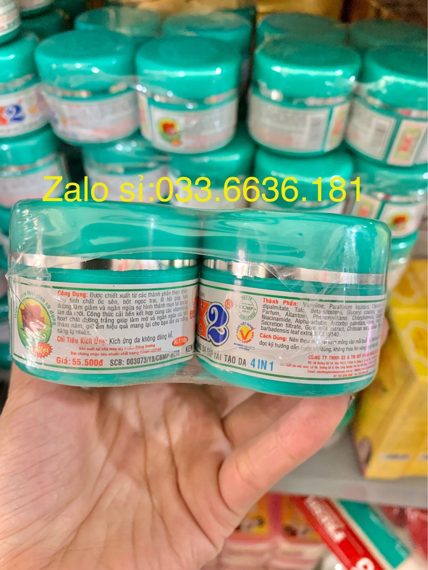 Sỉ 6 hủ kem x2 Trần hủ 10g ( chuẩn hàng 100%)