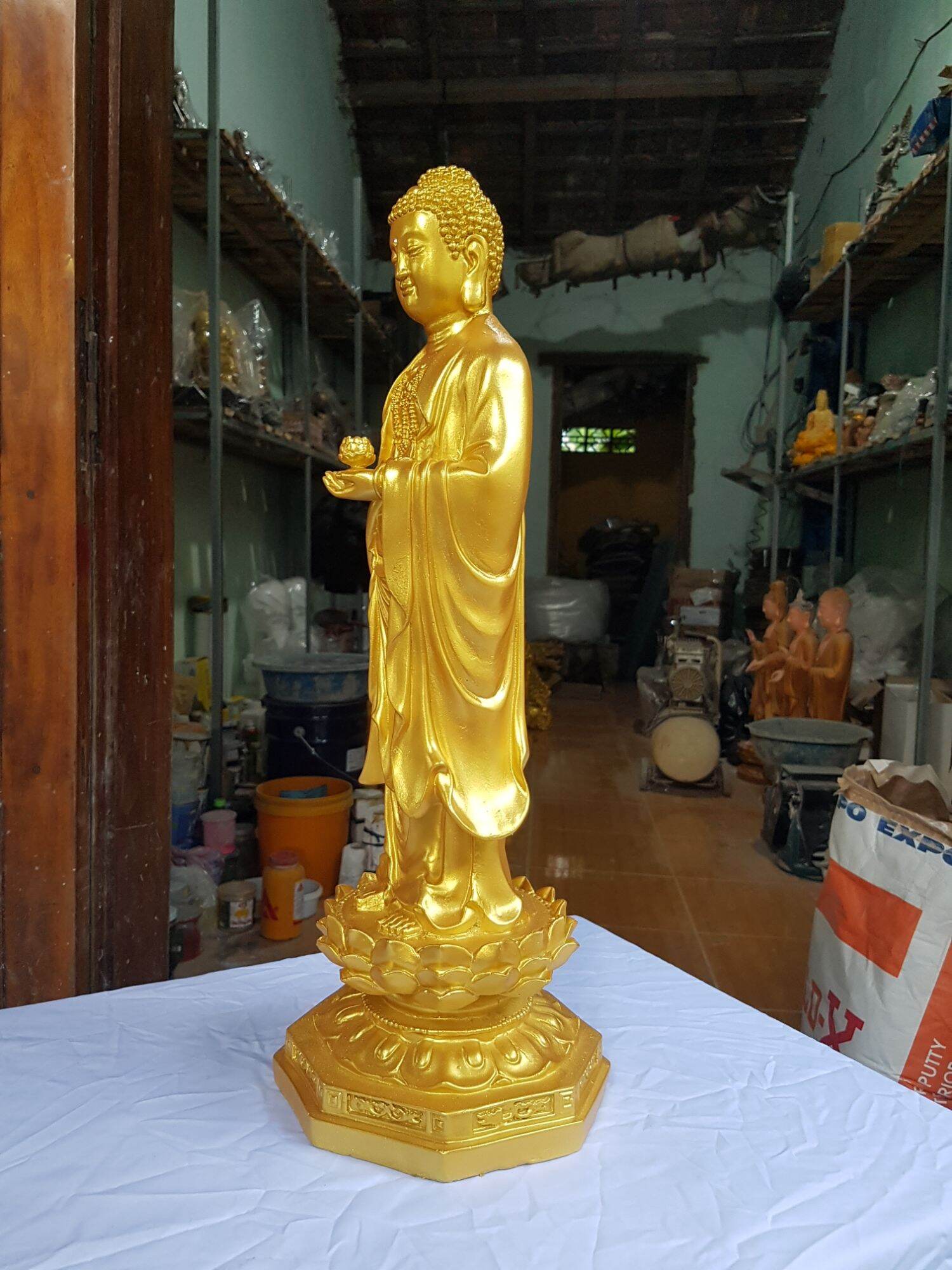 Standing Statue of Amitabha Buddha, 60m High.