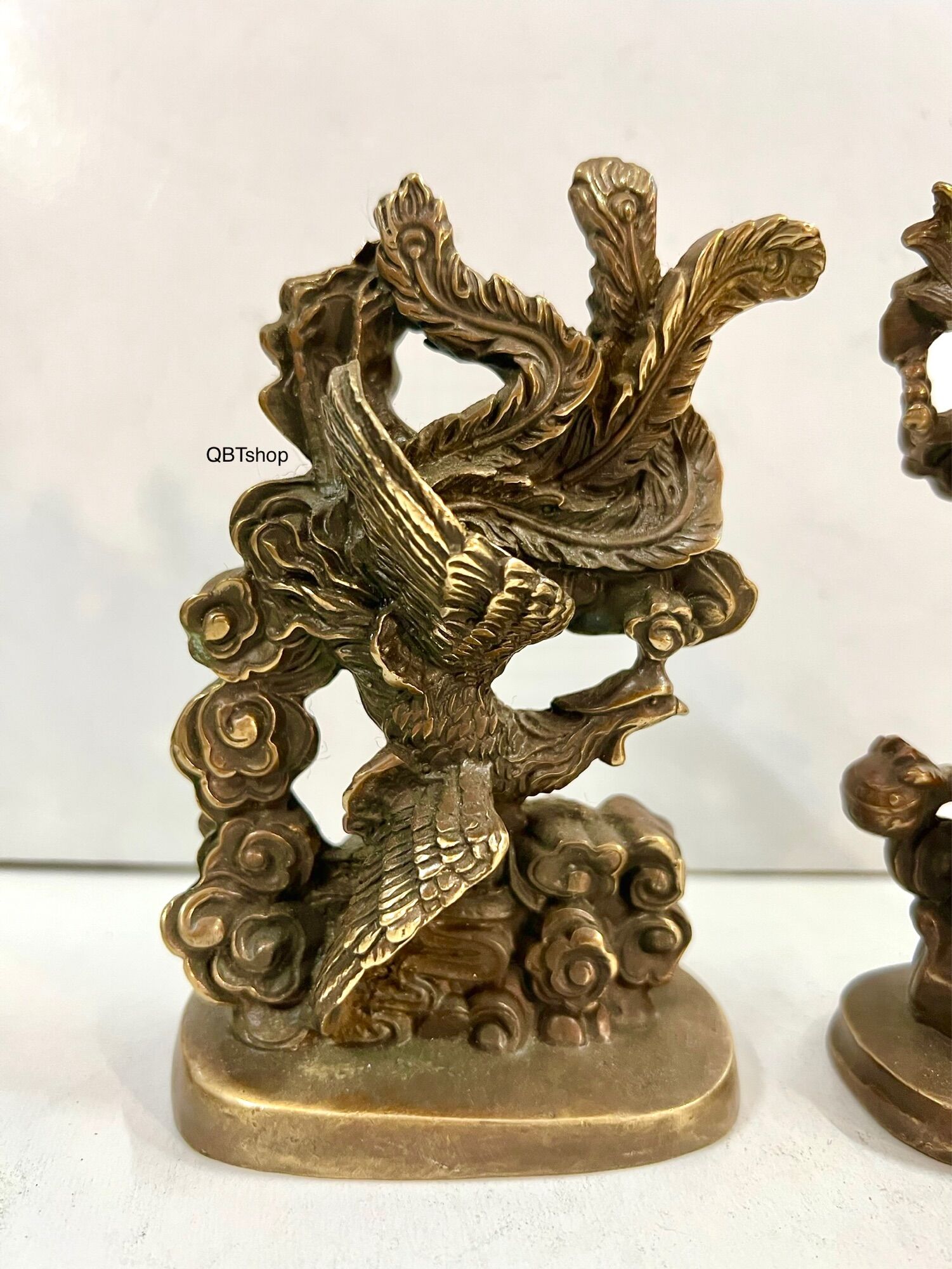 Cặp long phụng bằng đồng phong thuỷ