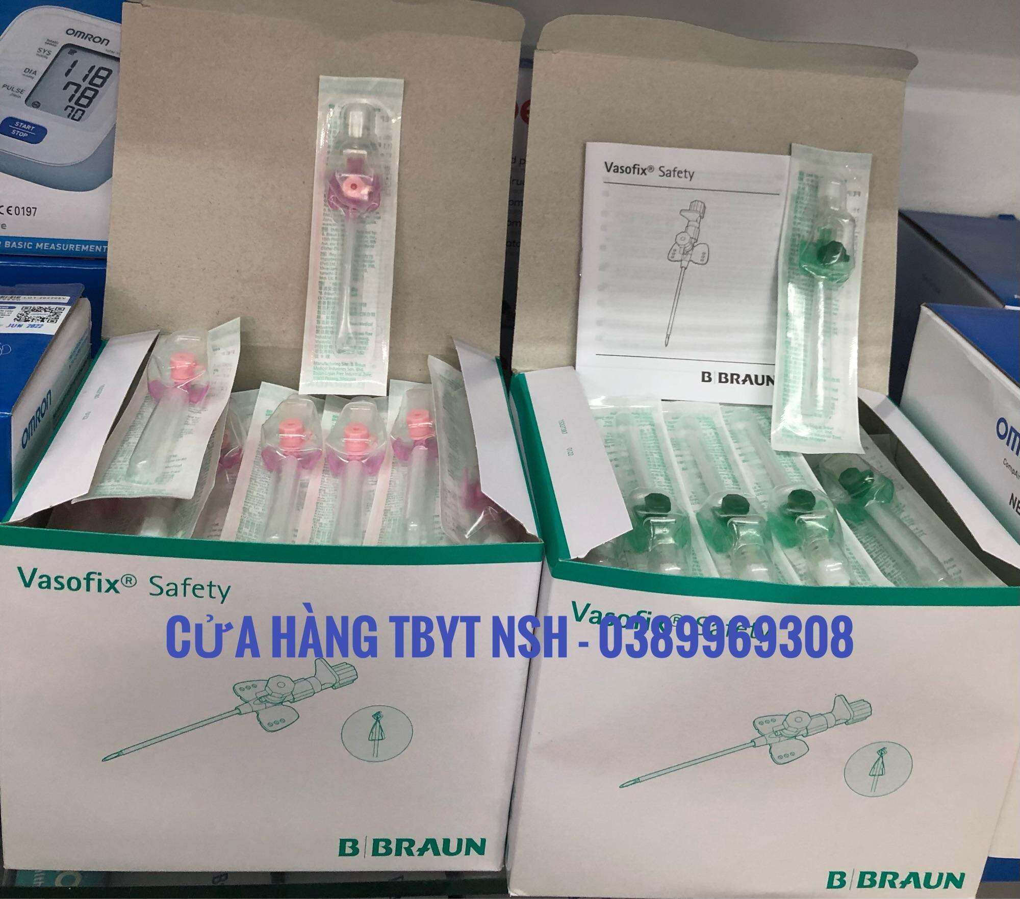 Kim Luồn Tĩnh Mạch Kín B.Braun (BRAUN) Vasofix Safety 3 , kim luồn catheter tiêm truyền tĩnh mạch B.Braun Braun của Đức