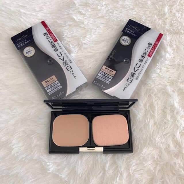 Phấn phủ media Kanebo nội địa Nhật SPF 25 - PA ++ (có lõi phấn và vỏ hộp phấn rời)