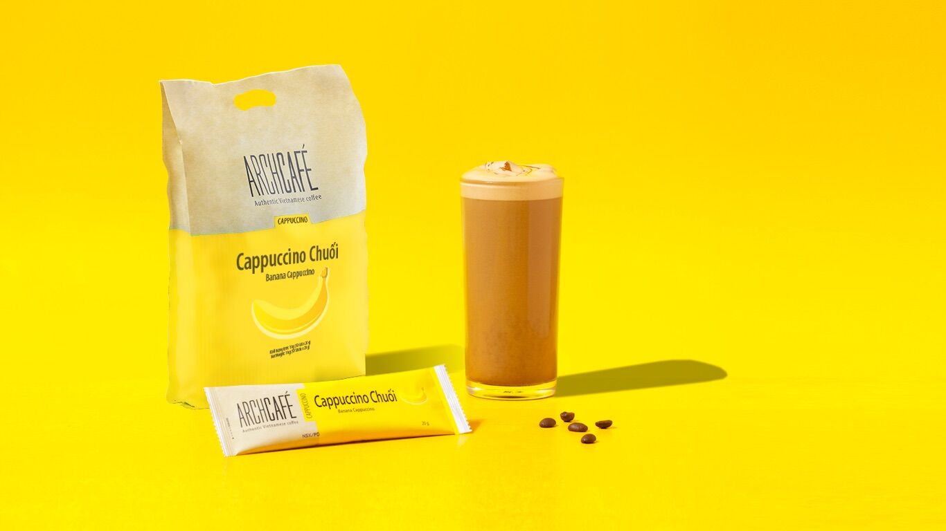 Cappuccino Chuối - túi 50 gói (Archcafe)
