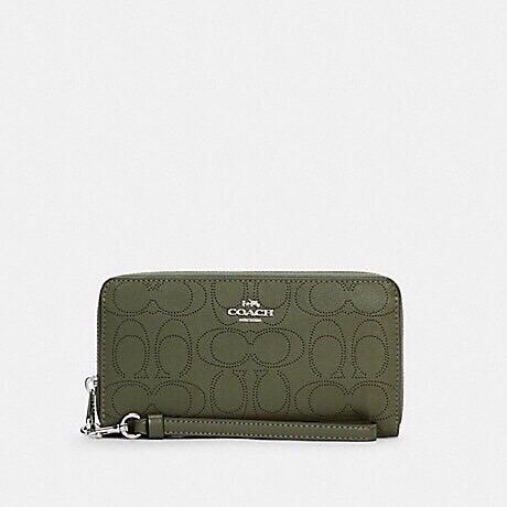 Ví Coach Long Zip hoạ tiết nổi bật