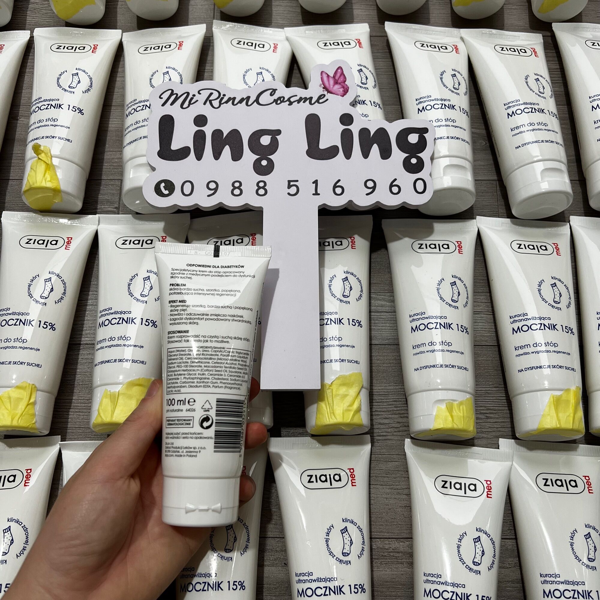 [XÁCH TAY đủ bill] Kem dưỡng da chân Ziaja Med Mocznik