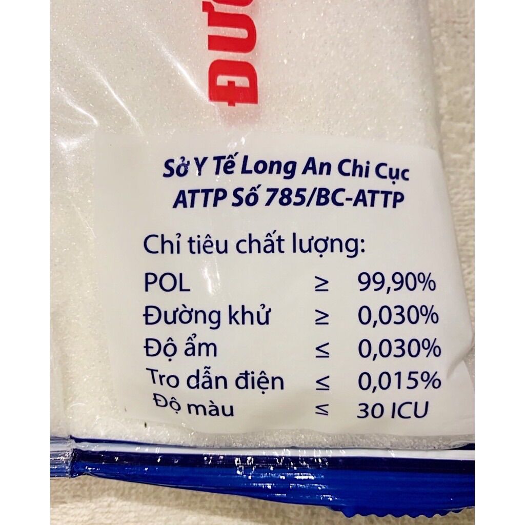 Đường cát trắng Long An loại túi 1kg