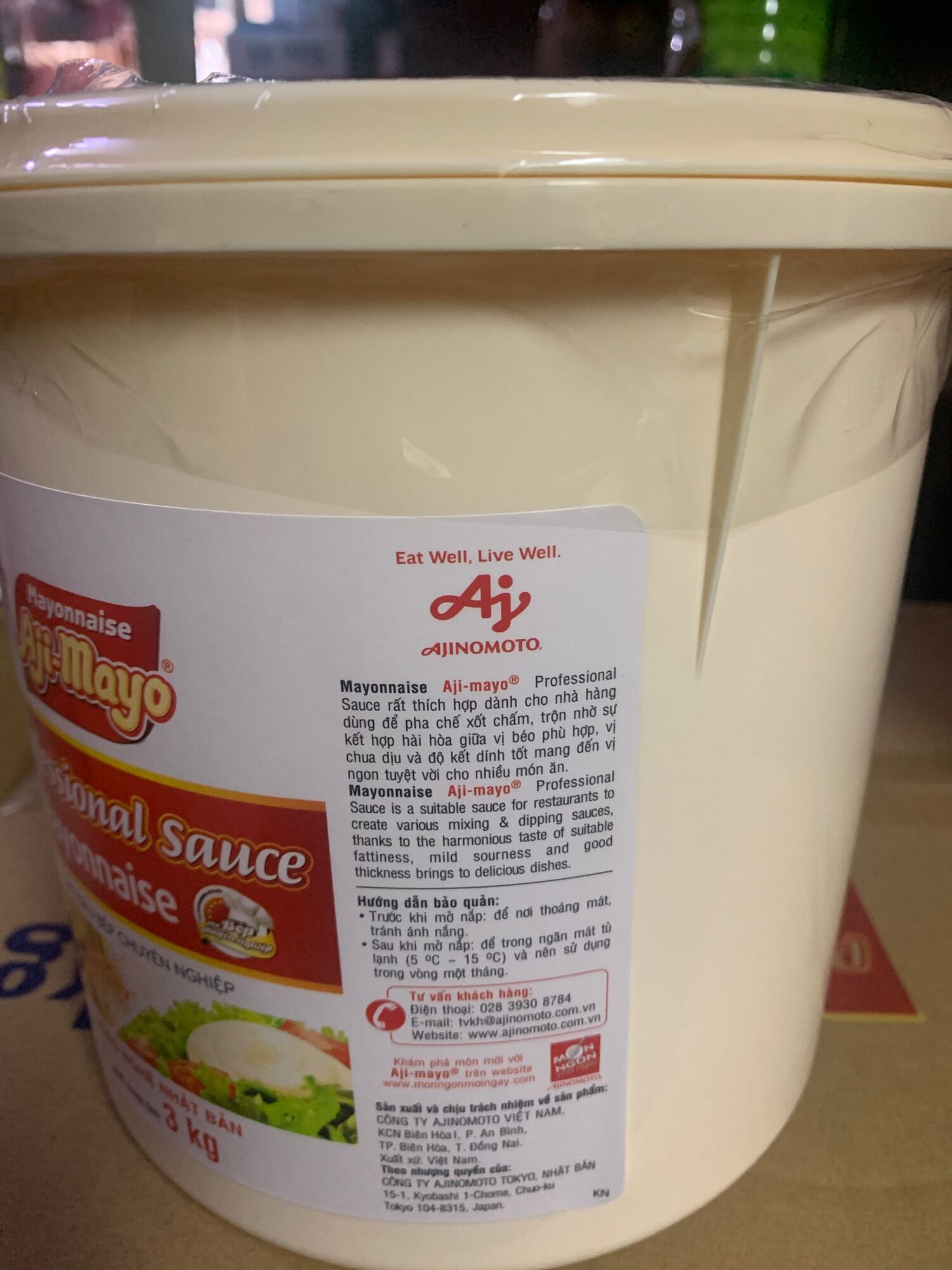 Sốt mayonnaise Aji-mayo 3kg