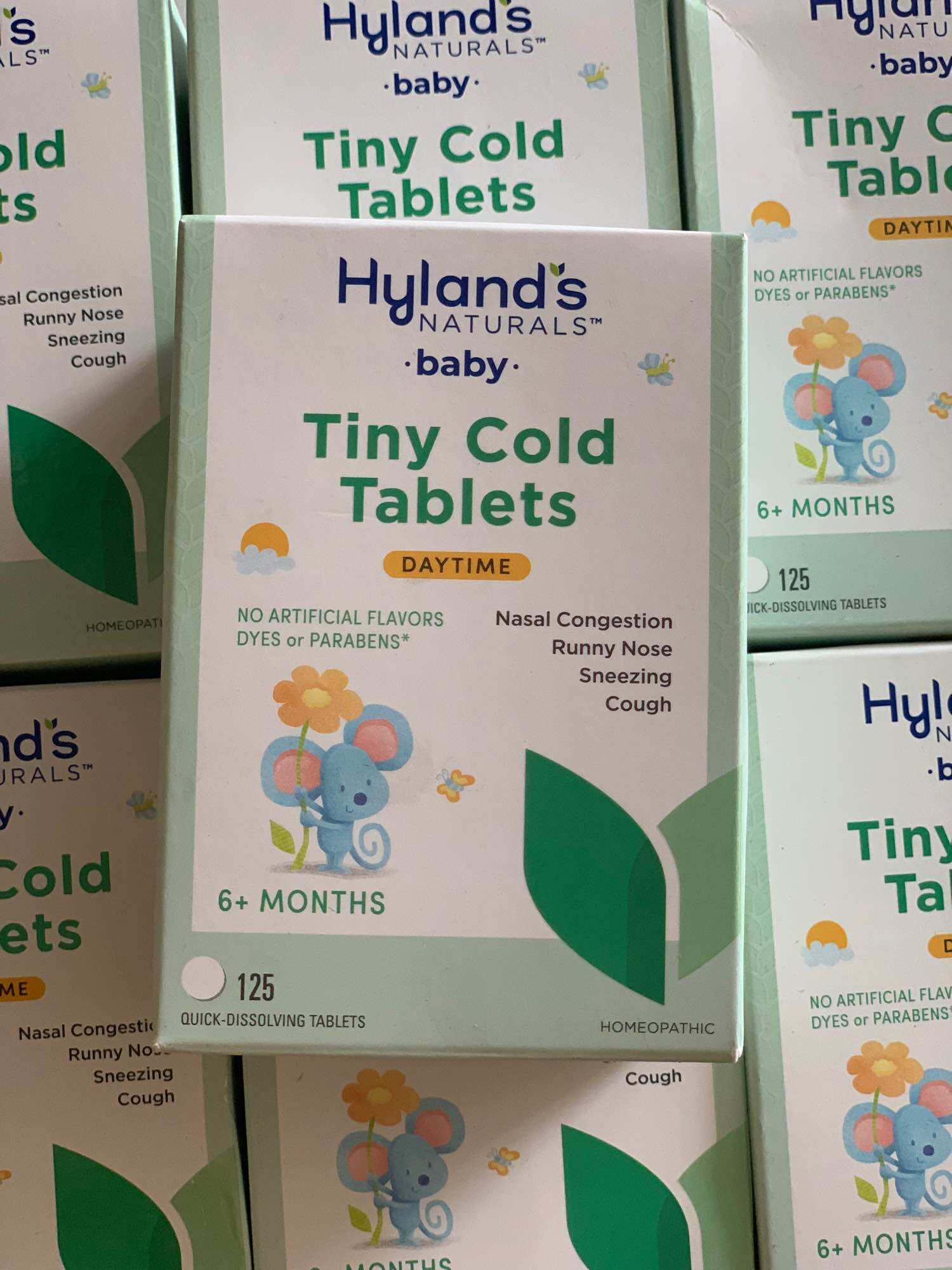 VIÊN NGẬM SỔ MŨI HYLAND'S TINY COLD TABLET (MẪU MỚI) - 125 VIÊN