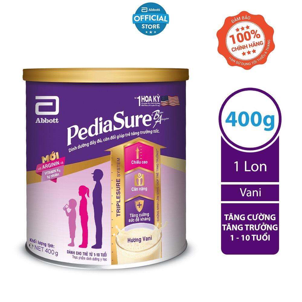 Sữa bột Pediasure 400g hương vani.