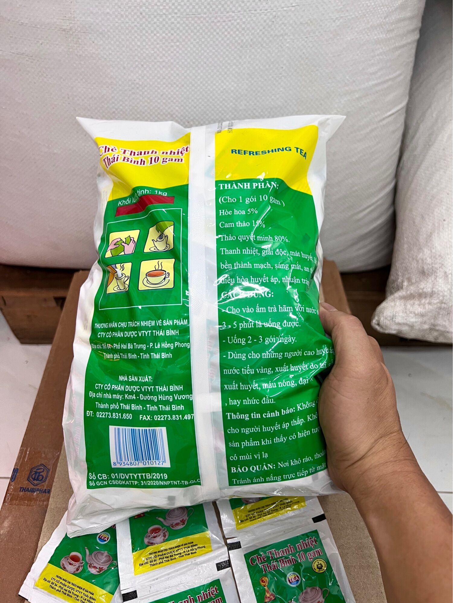 Trà ( Chè) Thanh Nhiệt Thái Bình 100Gói
