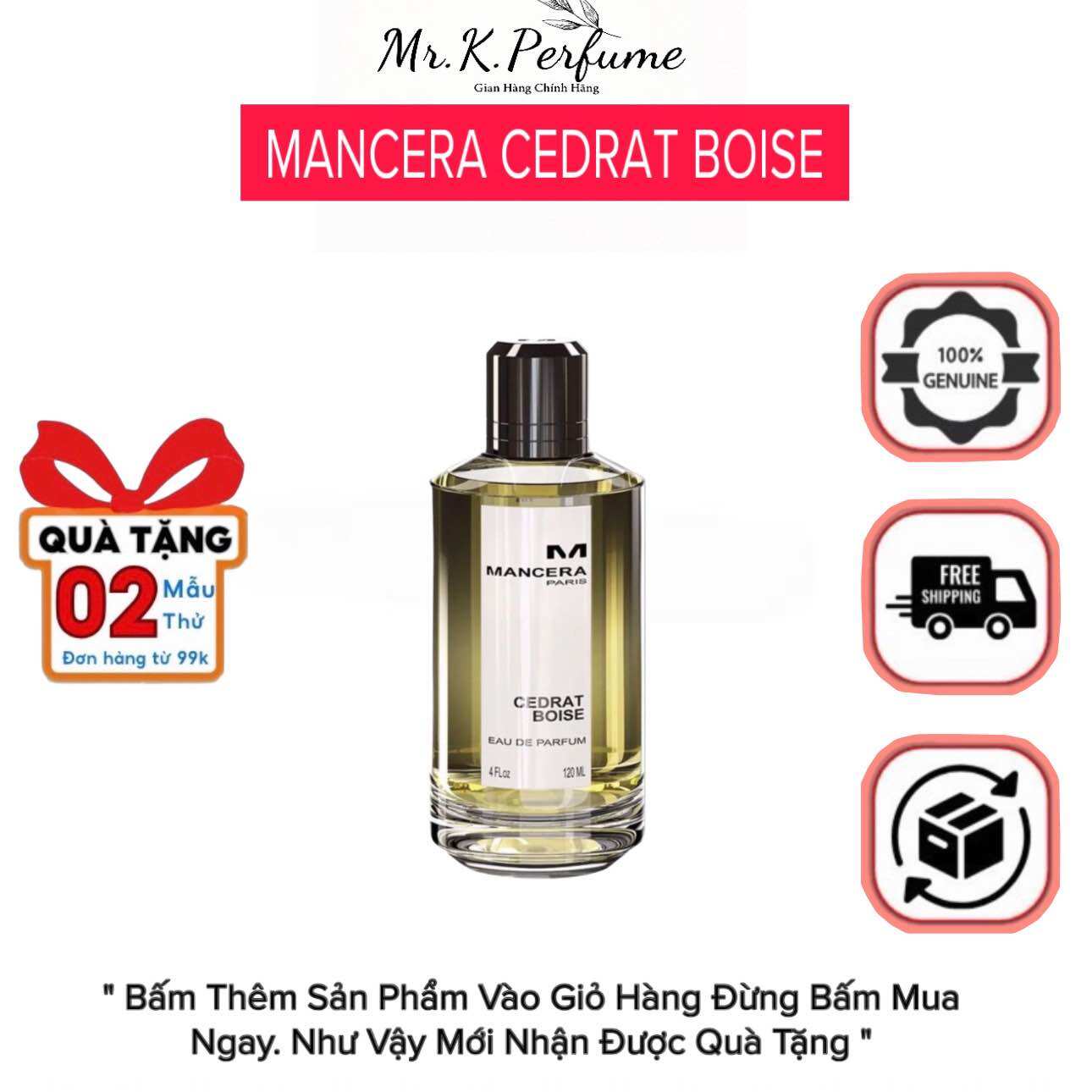 Nước hoa nam nữ mancera cedrat boise edp | nước hoa chính hãng.