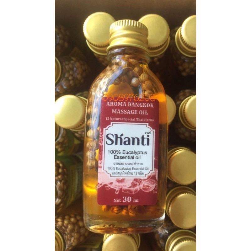 Dầu nóng xoa bóp Shanti Thái Lan