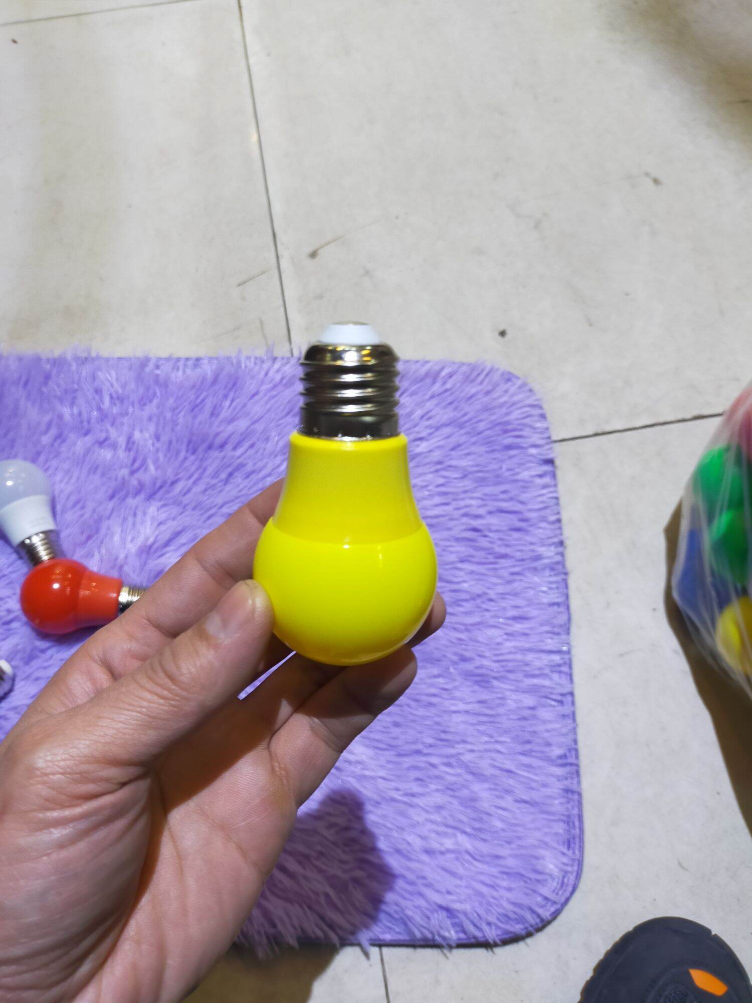 combo 5 bóng led 3w màu kín nước
