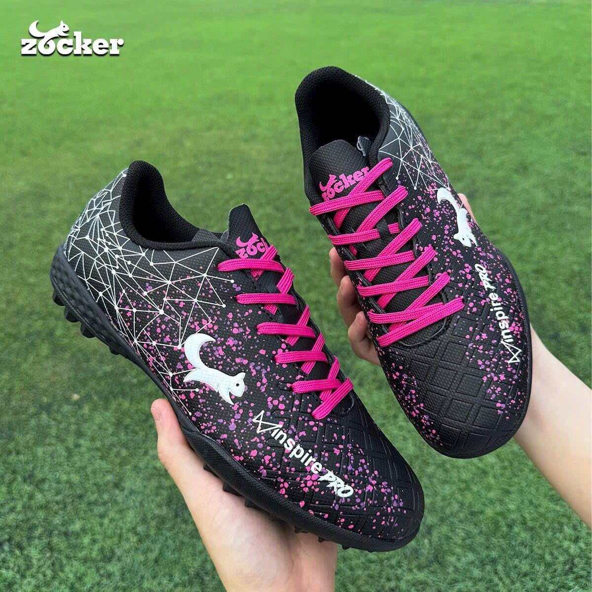 Giày Đá Bóng Zocker Pro - Giày Zocker Inspire Pro + Tặng 1 Đôi Vớ Dệt Kim Thể Thao + Full Box Kèm Bảo Hành - Giày Jocker Pro - Giày Socker Pro - Giày Bóng Đá Zocker - Giày Inspire Pro - Giày Đá Bóng Zocker - Giày Inspire Pro