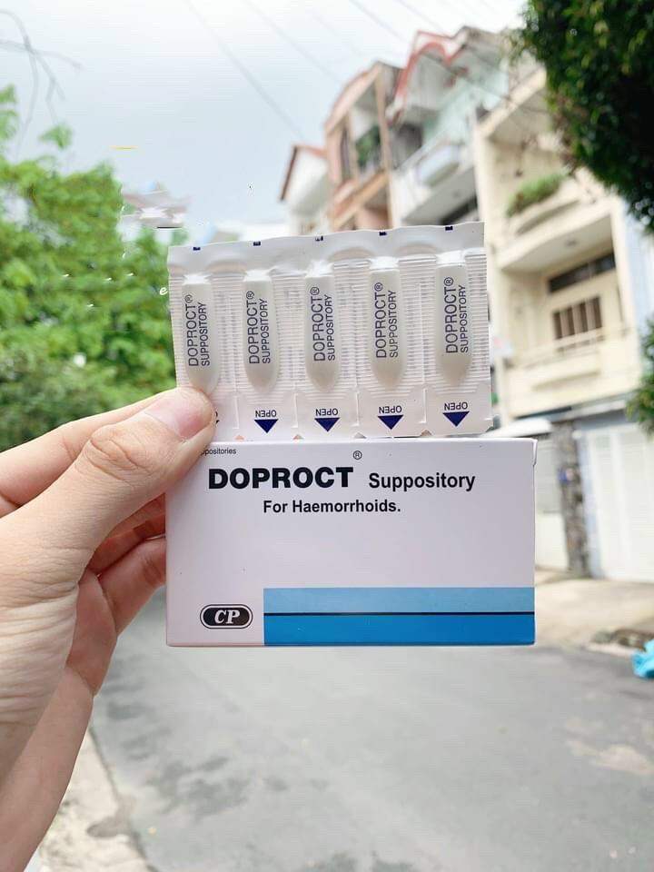 Combo Bôi và Đặt Trĩ Doproct Chính hãng Thái Lan