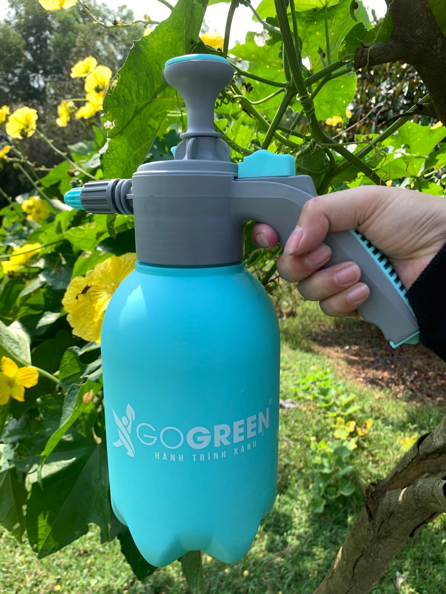 Bình tưới cây gogreen 2l- bình xịt nước tưới cây cảnh, cây hoa - nhựa pe cao cấp siêu bền